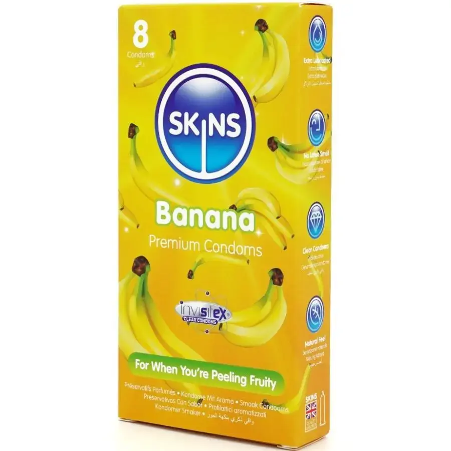 Condoms SKINS BANANA PREMIUM PACK 8 Photo 2