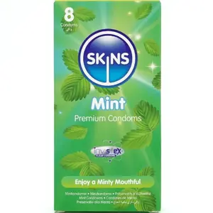 Condoms SKINS MINT Premium Pack 8 pcs