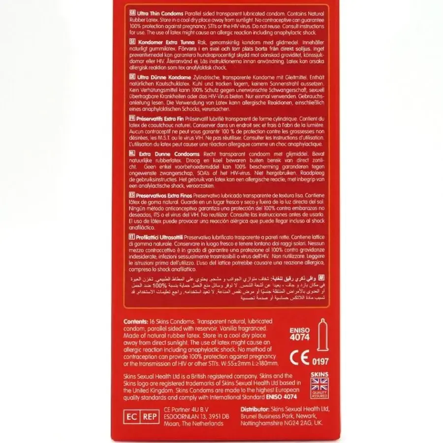 Condoms SKINS Ultra Thin Premium Pack 16 Photo 4