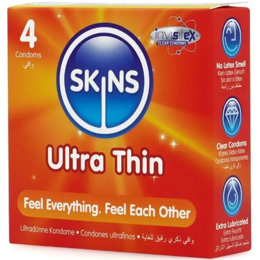 Презервативы SKINS Ultra Thin Premium 4 шт. Photo 2