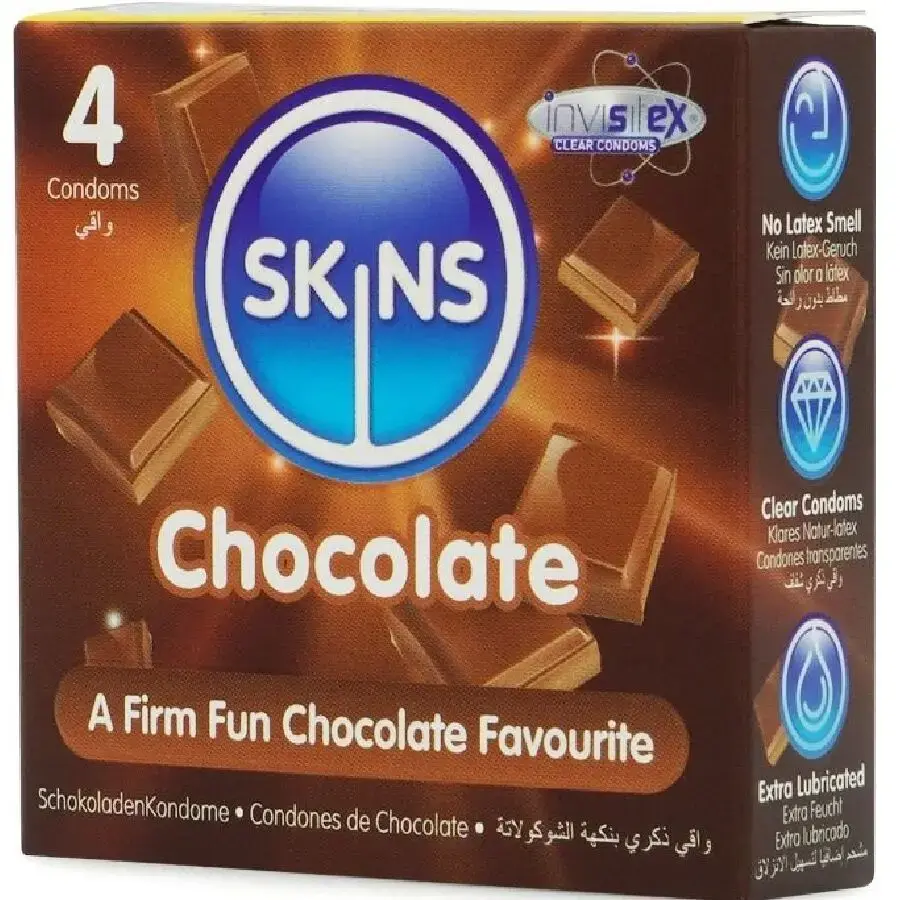 Презервативы SKINS Chocolate Premium Pack 4 Photo 2