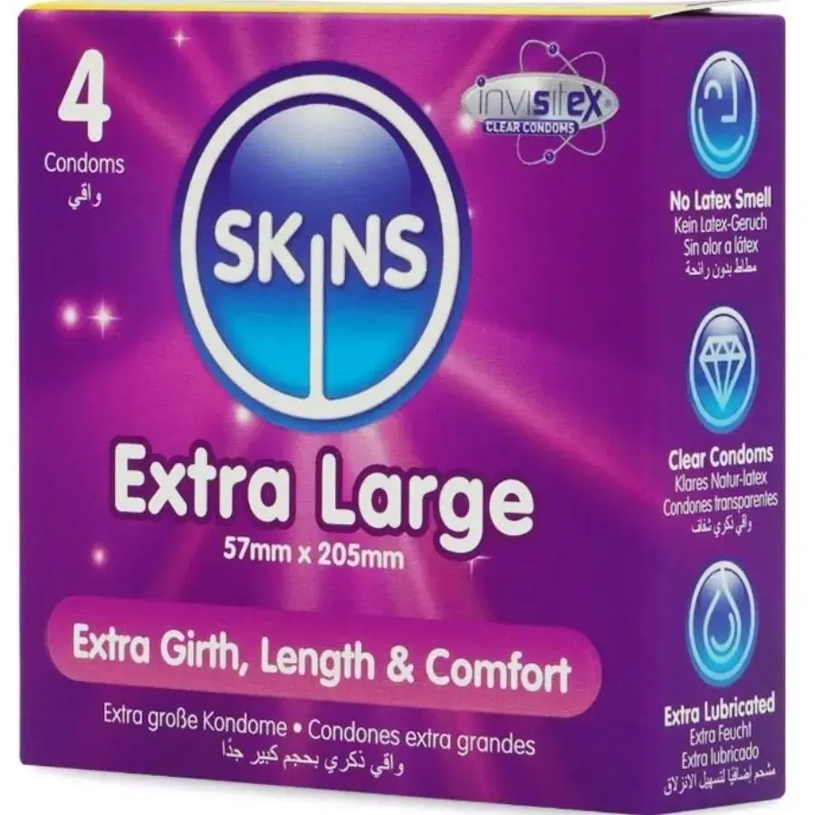 Презервативы SKINS Extra Large Premium Pack 4 Photo 2