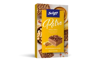Waffle cake Laima Retro 350 g — Laima sweet dessert, layered wafer cake 350g