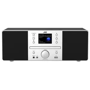 Tower Bluetooth Audio System JVC RD-E874B — Bluetooth, 20 W, Black/Silver