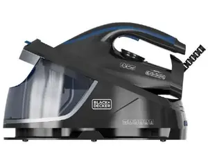 Tvaika ģenerators Black & Decker BXSS2800E, 2800 W, 1.5 l ūdens tvertne, keramikas pamatne, zils un melns