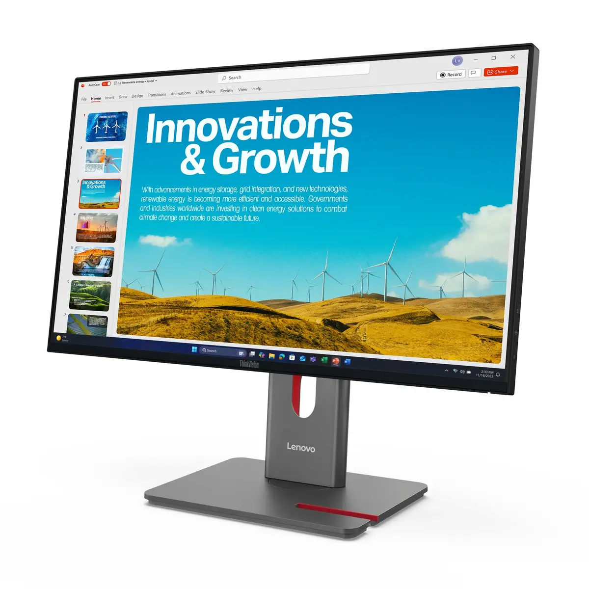 Monitors Lenovo ThinkVision P24QD-40 Photo 11