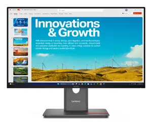 Монитор Lenovo ThinkVision P24QD-40 23.8" Quad HD IPS 120Hz 2560 x 1440 300 cd/m² HDMI DisplayPort USB-C Черный