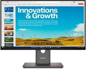 Lenovo ThinkVision P24QD-40 Monitors 23.8" Quad HD IPS 2560 x 1440 120 Hz USB-C Melns