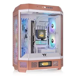 PC Case Thermaltake The Tower 600 Midi Tower Mocha — ATX/Micro-ATX/Mini-ITX, Tempered Glass, 1x3.5" + 2x2.5", 4x USB 3.2