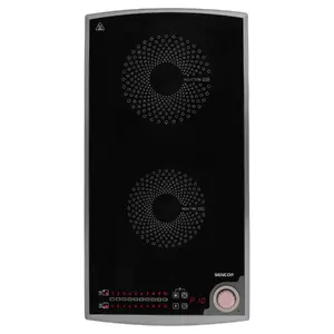 Induction cooktop SENCOR SCP5414GY tabletop 4 cooking zones 7200W, temps 60–240°C, timer 180 min, child lock