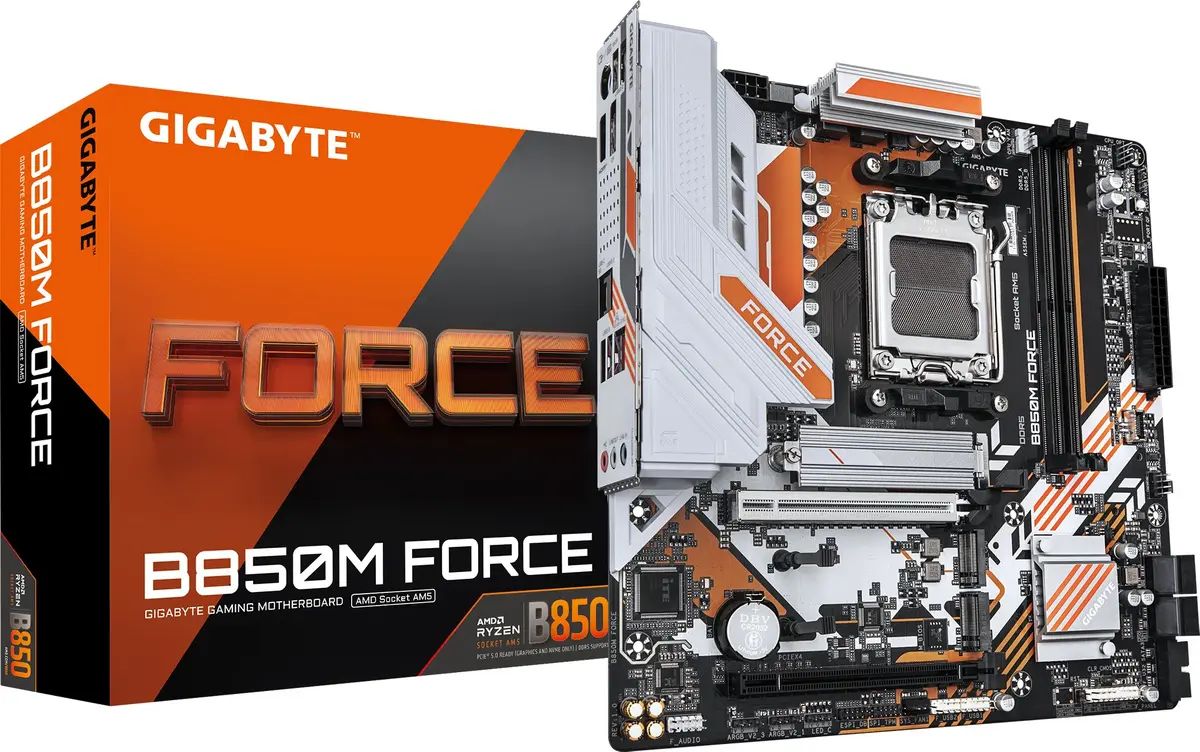 Mātesplate GIGABYTE B850M FORCE — AMD