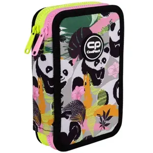 Пенал Cool Pack Jumper 2 Panda Gang двухъярусный, 2 отделения, на молниях
