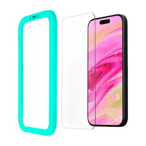 Screen protector LAUT PRIME GLASS for Apple iPhone 16 — clear tempered glass, polycarbonate layer