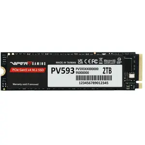 M.2 2280 NVMe PCIe Gen5 x4 SSD PATRIOT PV593P2TBM28H 2 ТБ, NVMe 2.0, 14000/13000 МБ/с