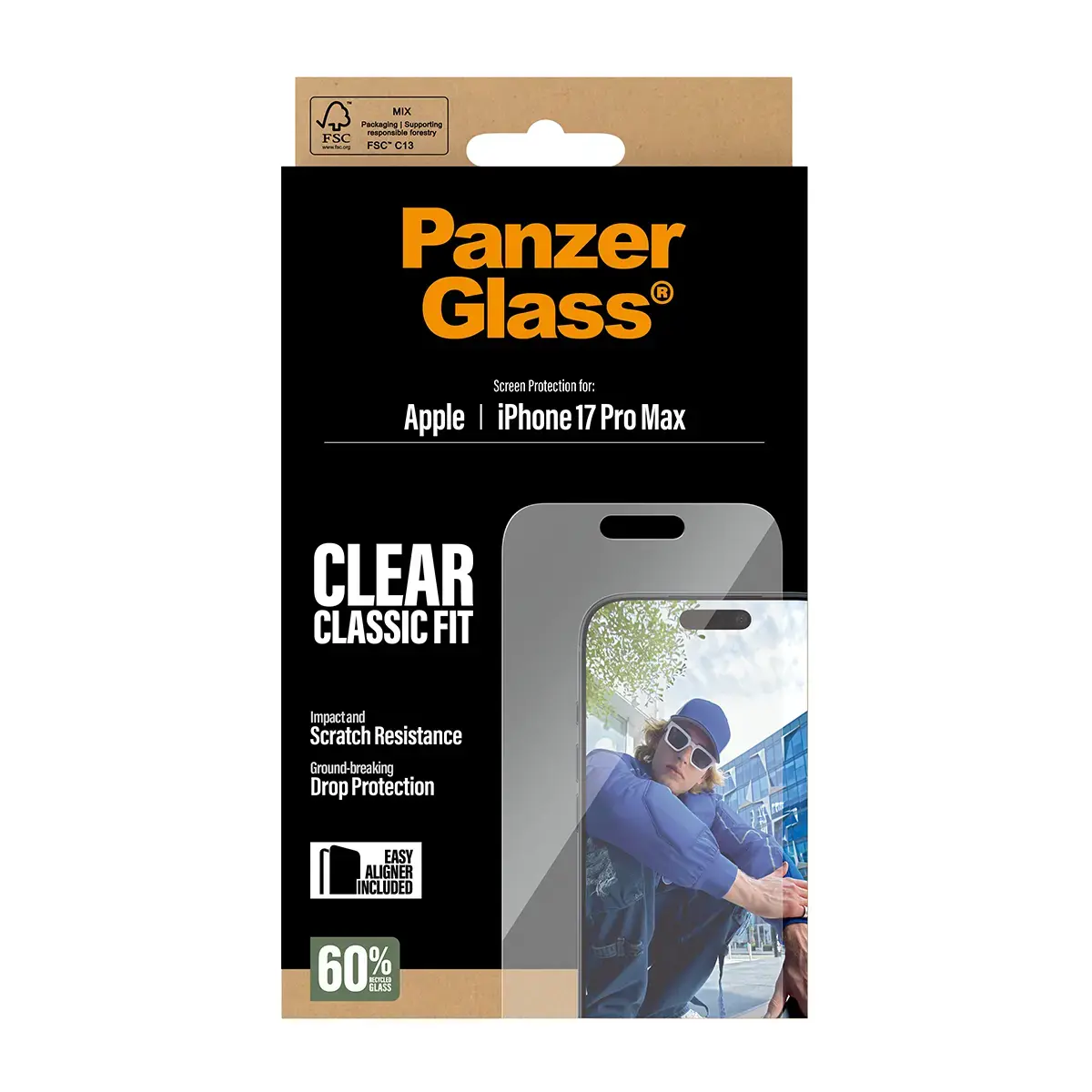 Защитное стекло PanzerGlass iPhone 17 Pro Max Photo 3