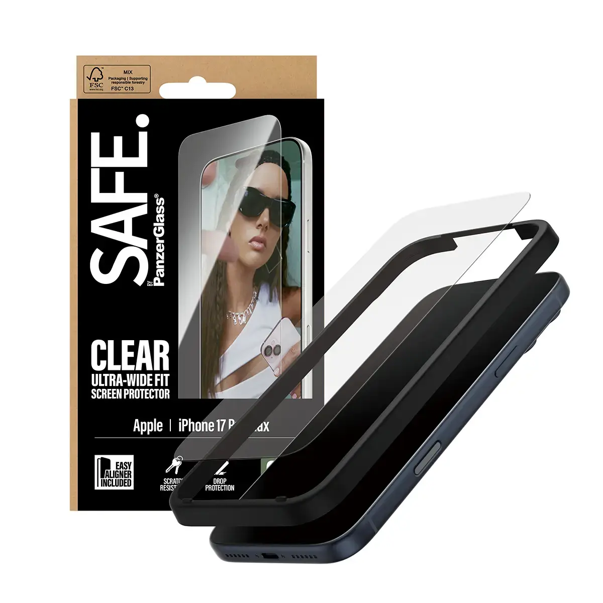 PanzerGlass SAFE. by Screen Protector for iPhone 17 Pro Max Photo 5