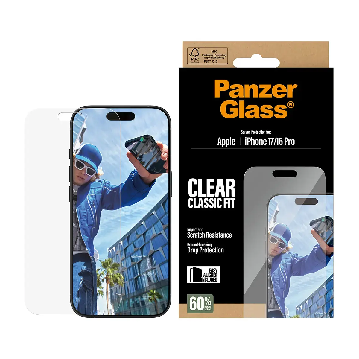 Aizsargstikls PanzerGlass iPhone 17 iPhone 16 Pro Photo 2