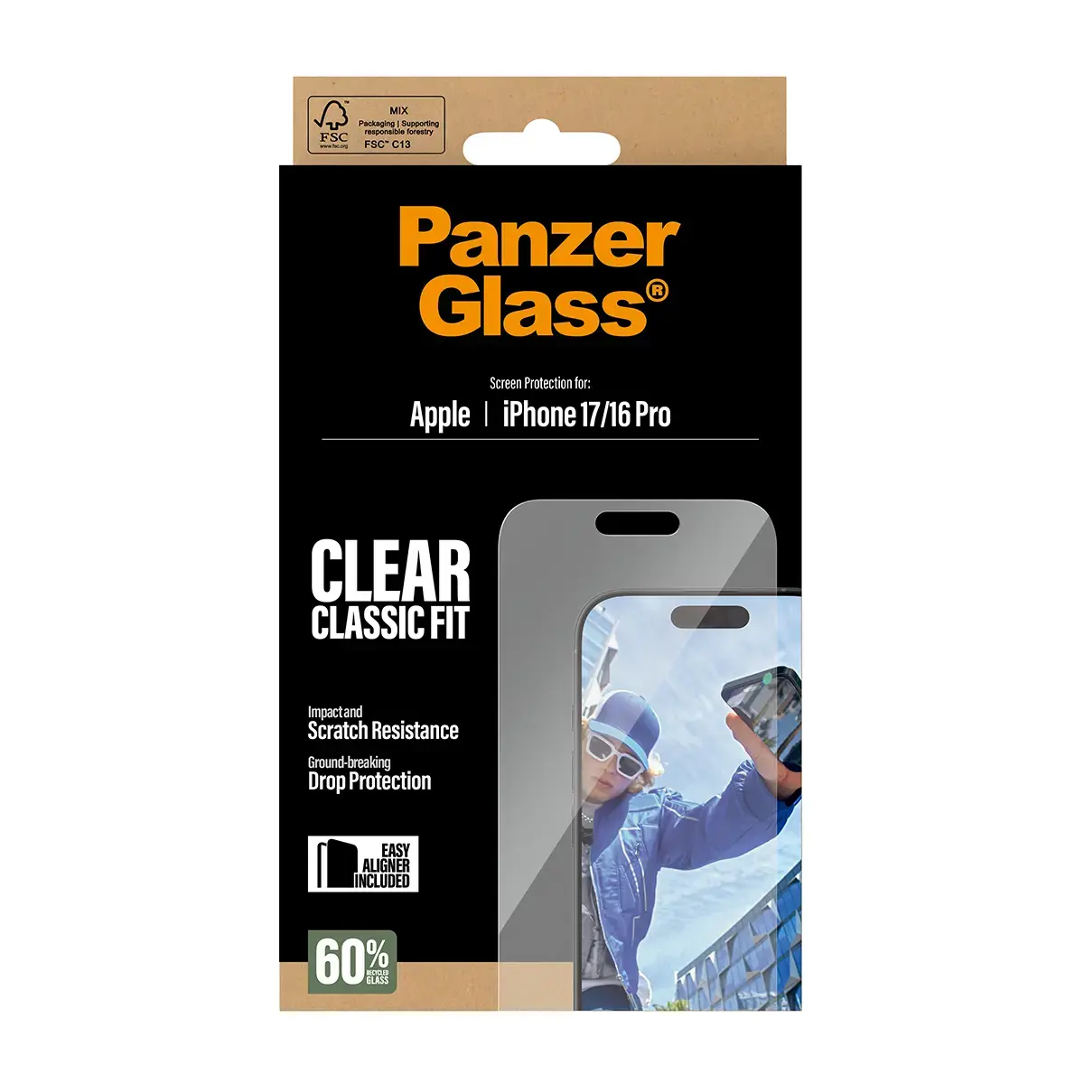 Aizsargstikls PanzerGlass iPhone 17 iPhone 16 Pro Photo 3