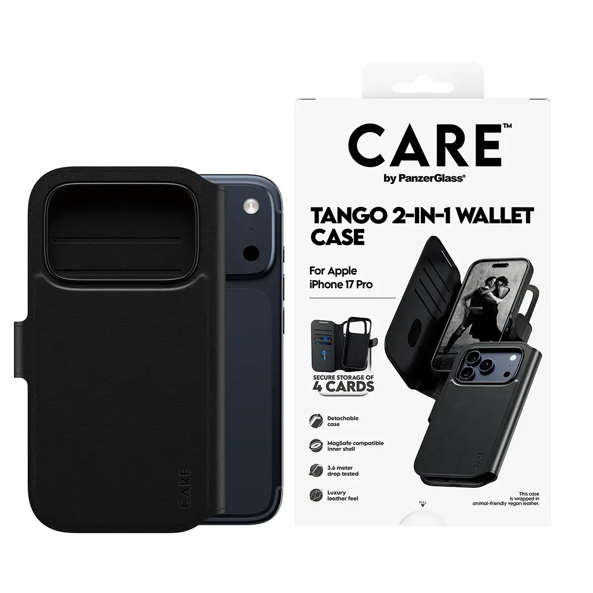 PanzerGlass CARE Tango 2‑in‑1 maksas vāciņš iPhone 17 Pro Photo 2