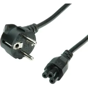 Power cable ROLINE 19.08.1031, 3 m, black, mains lead for PC and notebook