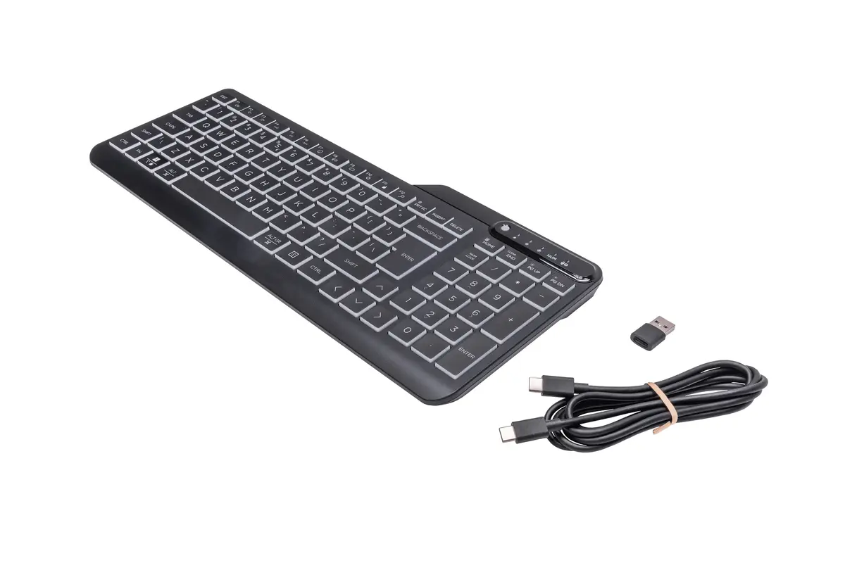 HP 400 Apgaismotā Vadu Tastatūra Photo 2
