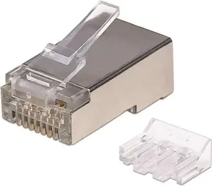 RJ45 Cat6a STP штекер INTELLINET 790505 — упаковка 50 шт., экранированный модульный разъём