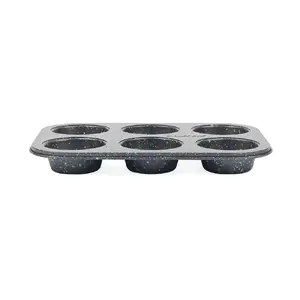 Muffin Pan Salter BW07035BRMFOB 6-cup non-stick bakeware