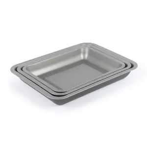 Roasting Tray Set Salter BW13675 3-piece non-stick oven-safe