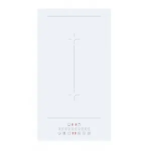 Built-in Induction Cooktop Schlosser BT352-5WH PURE WHITE 2 Cooking Zones