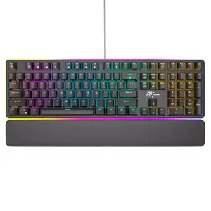 Mechanical keyboard Royal Kludge RK918 Black with Brown switches, US layout