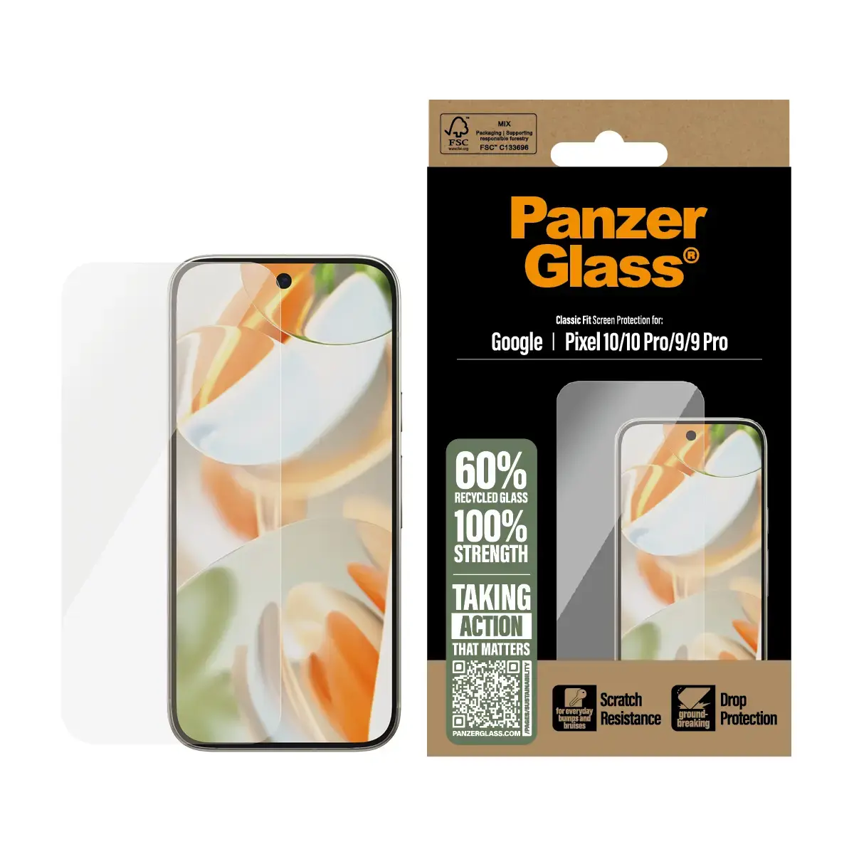 Ekrāna aizsargs PanzerGlass Google Pixel 10 10 Pro 5G Photo 2
