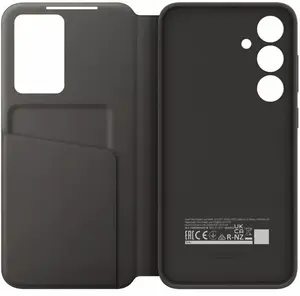 Чехол-книжка Samsung EF-ZS721CBEGEU для Galaxy S24 FE Smart View, передняя крышка, чёрный