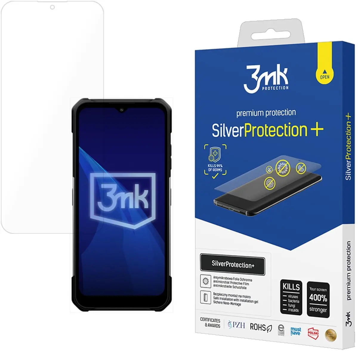 3MK aizsargstikls MyPhone Hammer Construction 2