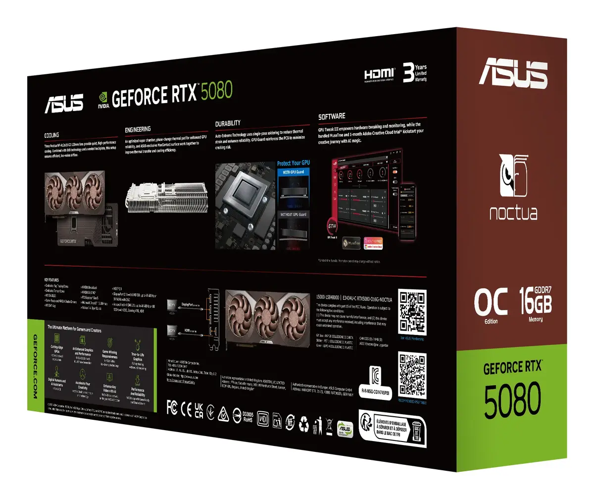 Asus GeForce RTX 5080 16 ГБ видеокарта Photo 20