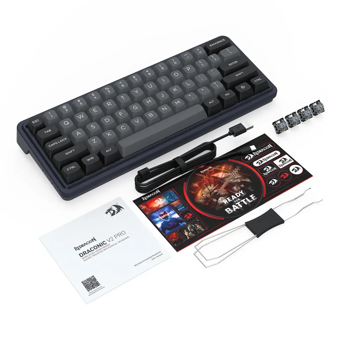REDRAGON K730GB-RGB-PRO Draconic V2 механическая клавиатура Photo 11