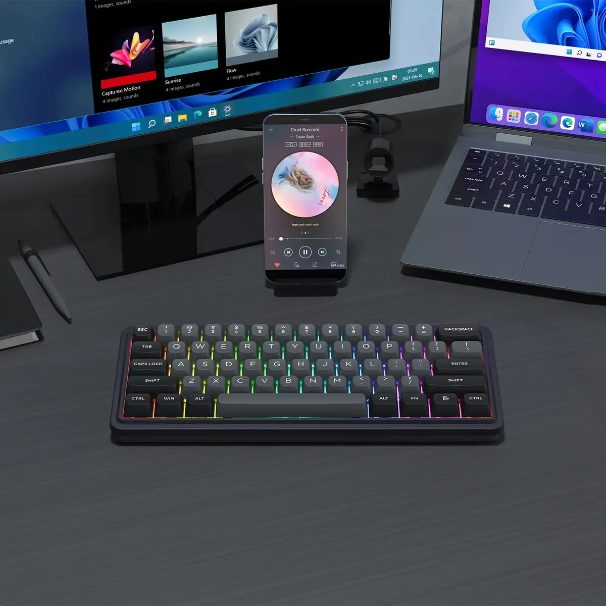REDRAGON K730GB-RGB-PRO Draconic V2 механическая клавиатура Photo 14