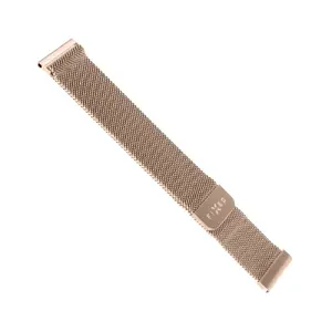 Ремешок для часов FIXED Mesh Strap Fixed 18 мм нержавеющая сталь с клипсой золотой