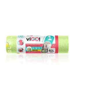 Trash bags Vigo viGO! Spring Lemon Scent 60 L 64×71 cm 30 µm 10 pcs