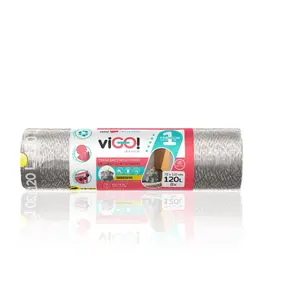 Trash bags Vigo Silver New Home Scent 120 L 70x110 cm 38 µ 8 pcs