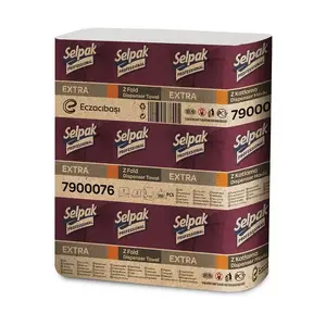 Paper towels SELPAK Professional Extra Z-Fold 2-ply 200 sheets