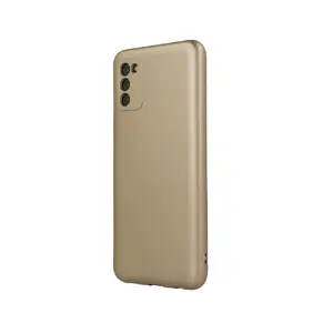 HQ metallic protective case for Samsung Galaxy S22 Plus — Gold finish
