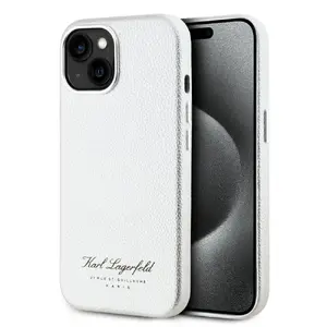 Phone case Karl Lagerfeld Grained PU Hotel RSG for iPhone 15, Grey