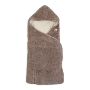 Детское одеяло LODGER Wrapper Teddy Buffalo WPT 535 - тёплый пелёнка для младенцев, мягкий плюш