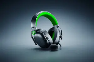 Headset Razer BlackShark V3 X HyperSpeed — Wired & Wireless (USB-A, Bluetooth), Circumaural, 20–28 kHz, 270 g, Black/Green