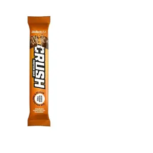 Proteīna batoniņš BioTechUSA Crush Bar Chocolate Peanut Butter 64 g — augsta olbaltumvielu satura uzkoda