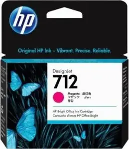 Картридж с чернилами HP 712 пурпурный 3ED68A 19 мл
