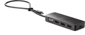 USB-C Travel Hub G2 by HP — compact multiport adapter for laptops (model G2, EURO)