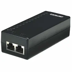 Intellinet 1-Port PoE Injector, 48V DC, IEEE 802.3af Compliant, Fast Ethernet
