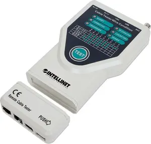 Cable tester INTELLINET Model 0766623780094 — 5-in-1 cable tester