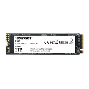 M.2 NVMe SSD PATRIOT P300 2 TB — PCIe 3.0, read 2100 MB/s, write 1650 MB/s